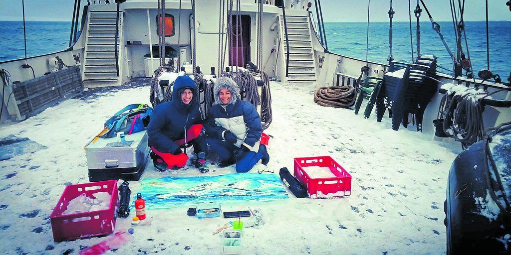 Die Vorarlberger Künstlerin Martina Feichtinger macht im Kollektiv „blau“.
