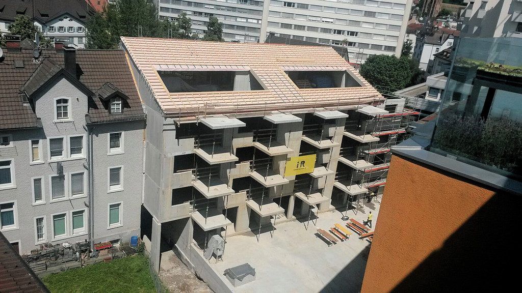 Firstfeier beim Stadthaus