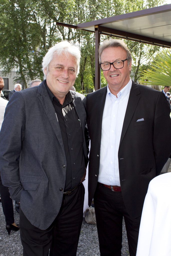 ÖGB-Landeschef Norbert Loacker (l.) und Hermann Metzler (ZM3).