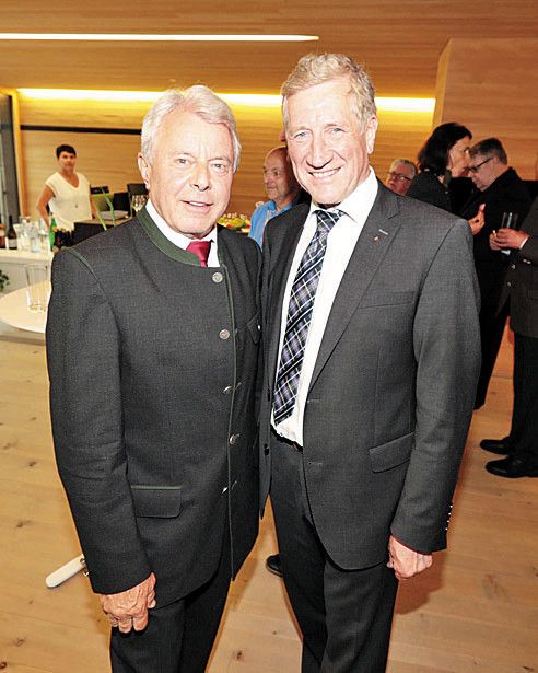 Prof. Reinhard Willi und Landesrat Erich Schwärzler.