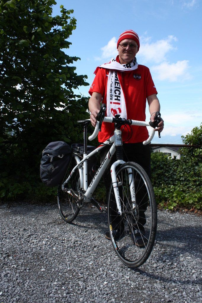 Mit dem Fahrrad zur EM