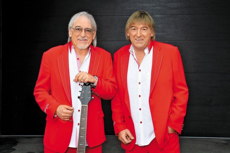 Songs aus ihrem neuen Album „Wie ein Feuerwerk“ geben die Amigos bei ihrem Konzert in Bregenz zum Besten. Foto: kerstin joensson