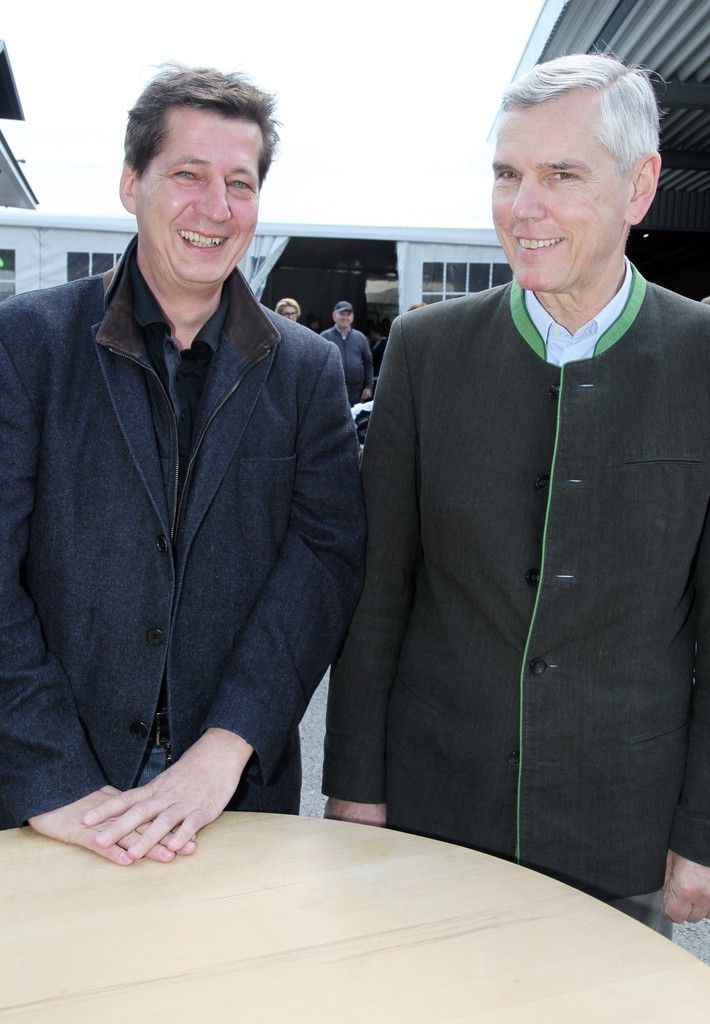 Thomas Lorünser (l.) mit Anwalt Christian Konzett.