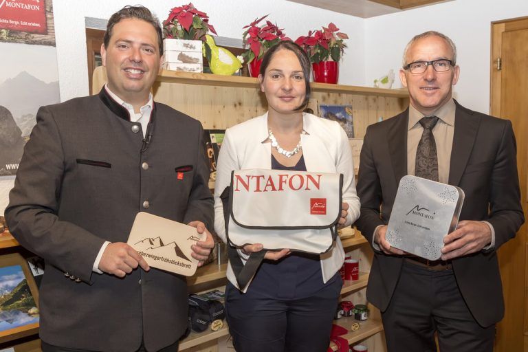 Tourismus-Chef Manuel Bitschnau, Projektleiterin Monika Vonier und Gaschurns Bürgermeister Martin Netzer.  Fotos: Montafon