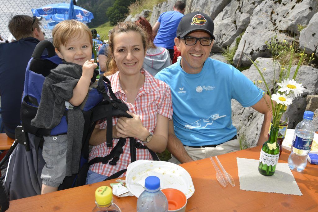 Großes Fest  auf kleiner Alpe über Dornbirn