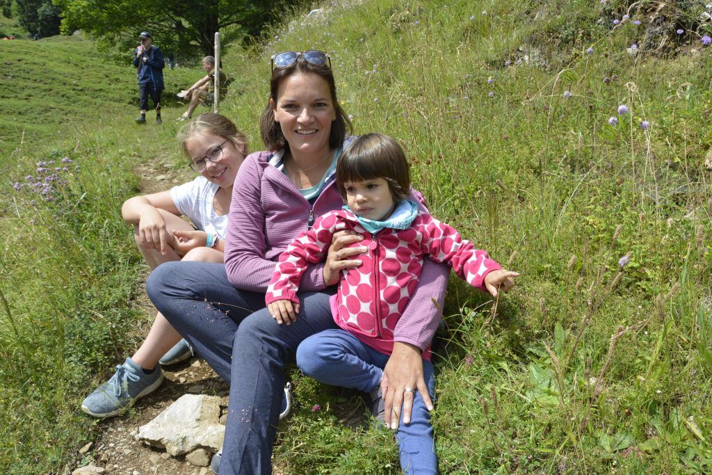 Großes Fest  auf kleiner Alpe über Dornbirn