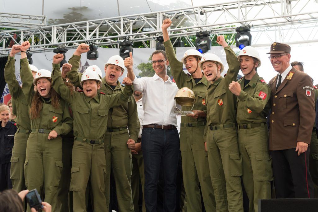 Übersaxen hat die schnellste Feuerwehr des Landes