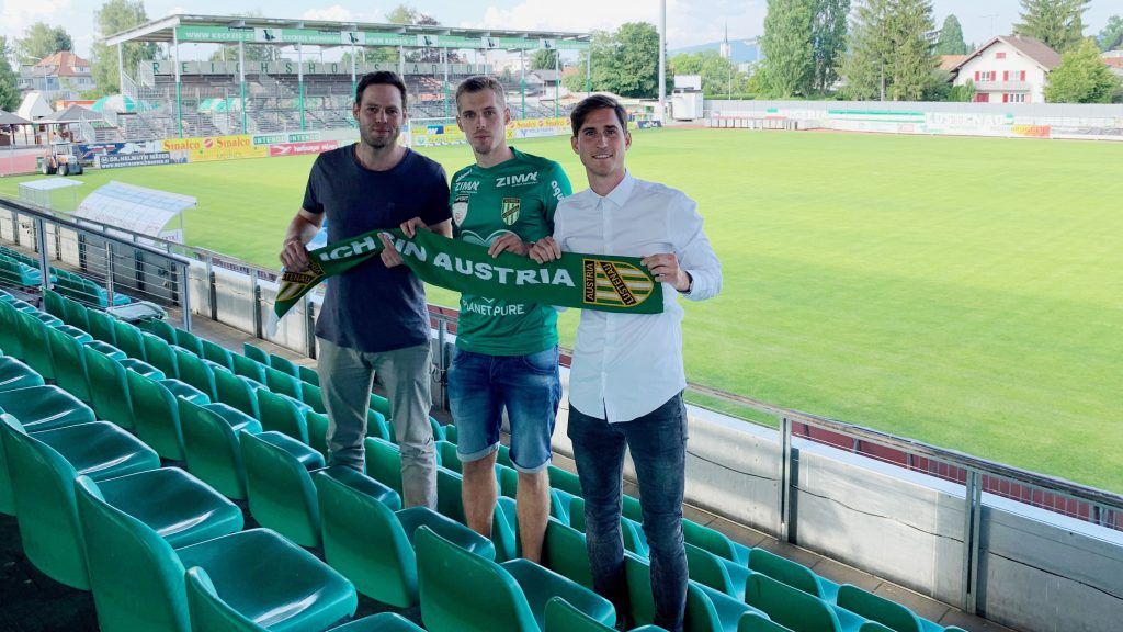 Patrik Eler geht für die Austria Lustenau auf Torejagd