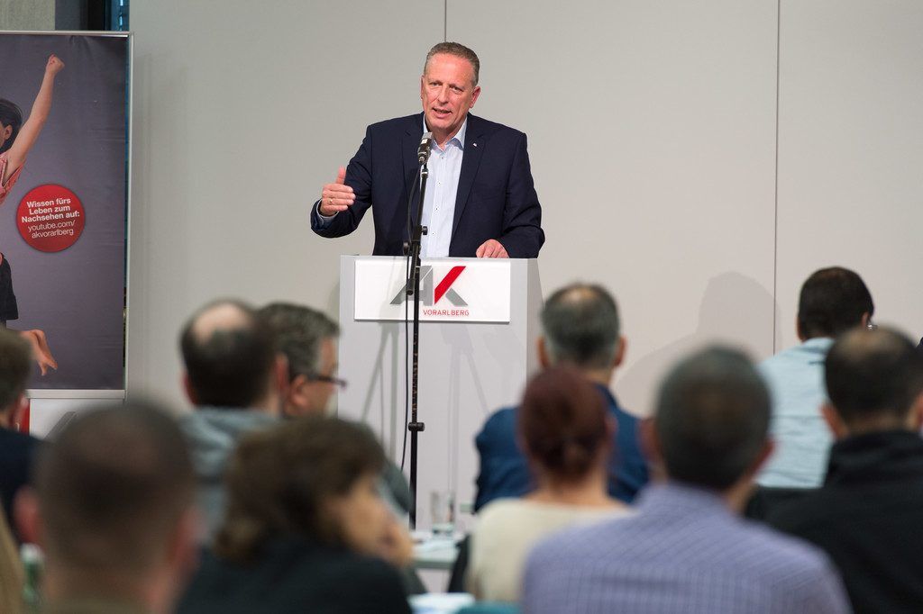 AK-Präsident Hämmerle schlägt schärferen Ton an