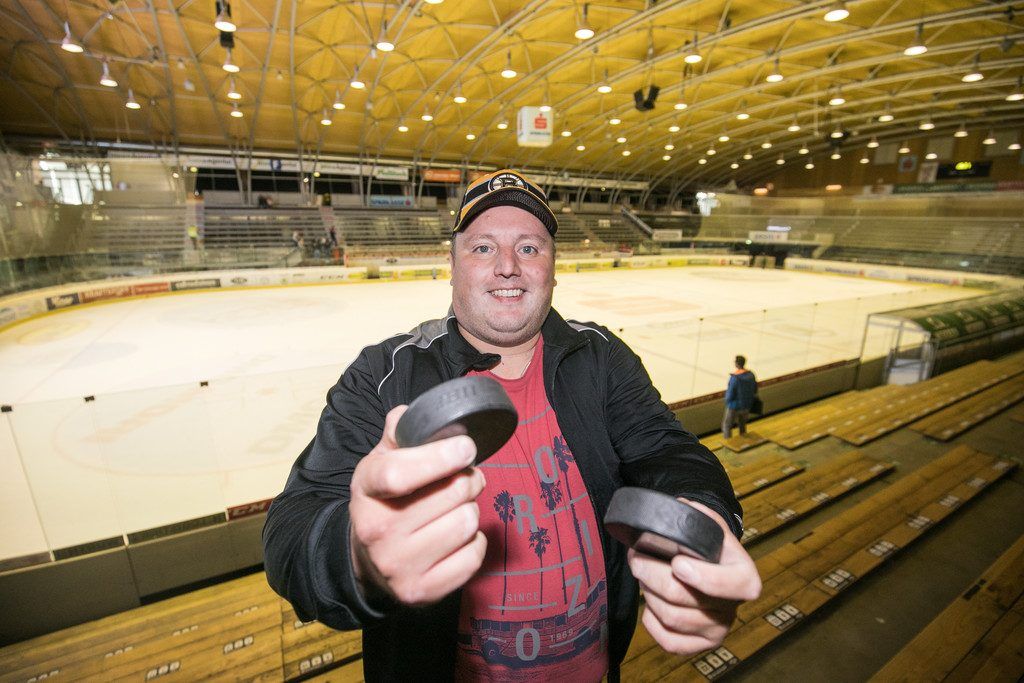 Eishockeyfan von klein auf