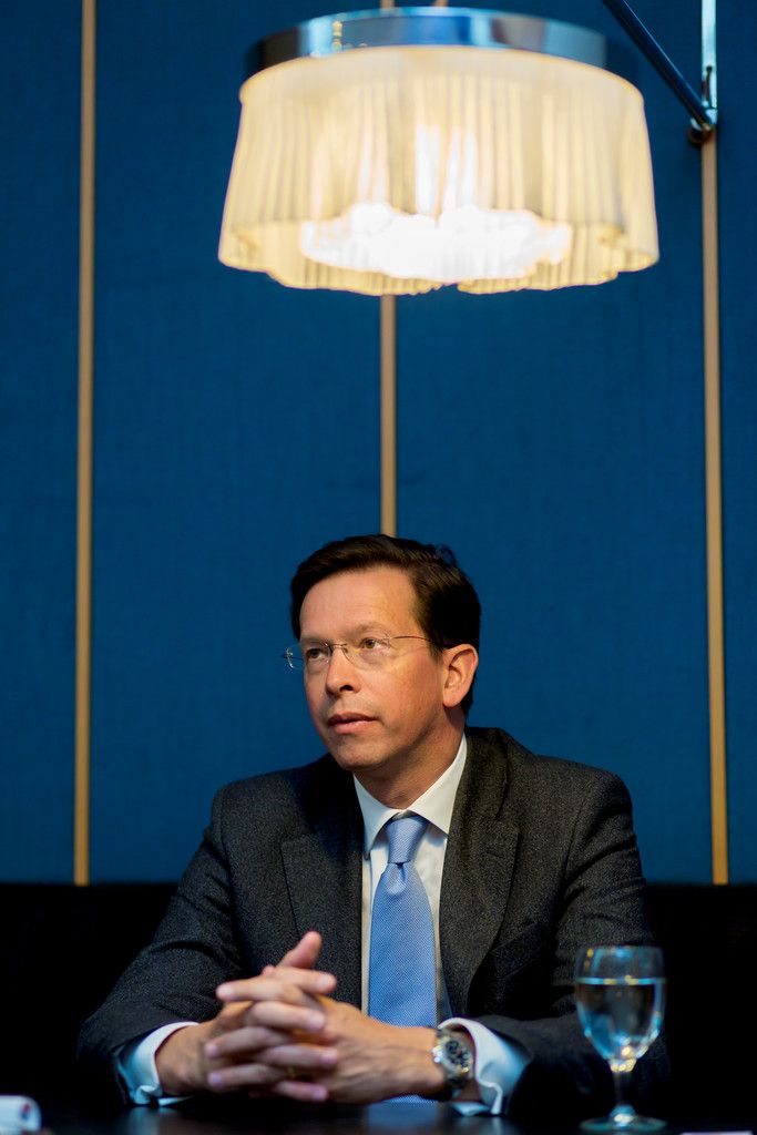Alexander Winterstein wehrt sich im VN-Interview gegen den Begriff „Nettozahler“. Foto: VN/Paulitsch