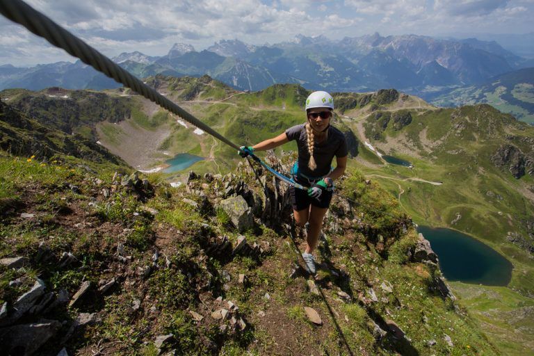 Am Klettersteig erschließt sich dem Bergfreund ein ganz besonderer Genuss. Fotos: Philipp Steurer