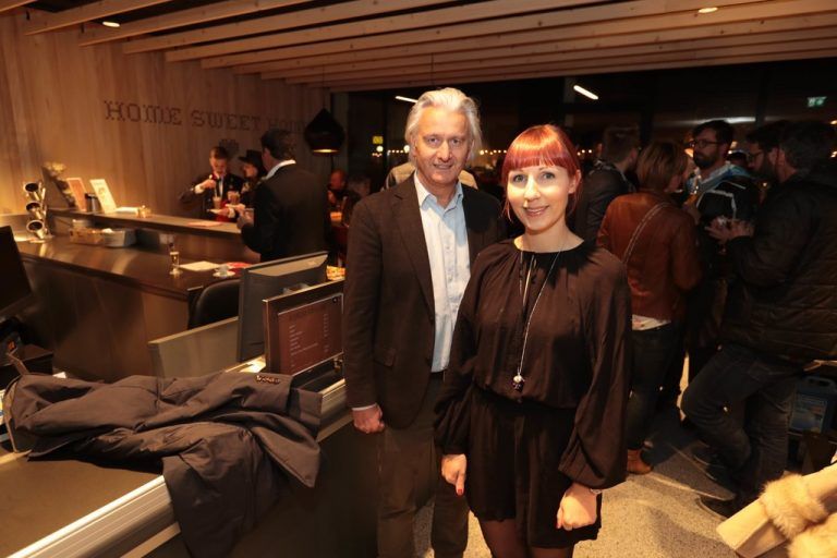 Architekt Elmar Nägele und Sonja Reinalter von MPreis.