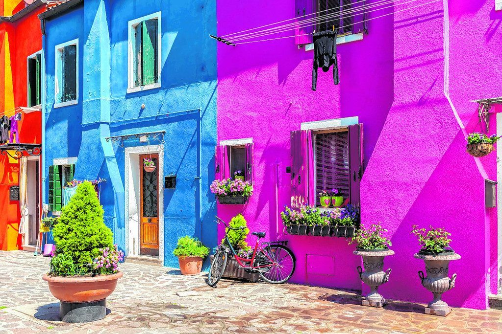 Farbenfrohes Burano