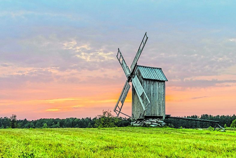 Estlands Windmühlen laufen noch