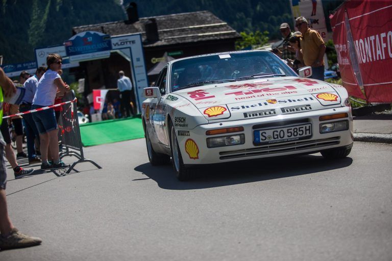 Ausfahrt mit Rennsportlegende Rudi Lins im Porsche 944 Turbo.Foto: VN/Steurer