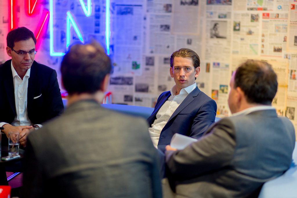 Minister Kurz ärgert sich im VN-Gespräch über Dauerwahlkampf in der Regierung.