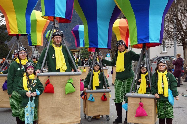 Beim großen Jöri-Umzug sorgen auch heuer wieder viele Jöris für ein buntes Treiben in Bludenz. amt der stadt bludenz