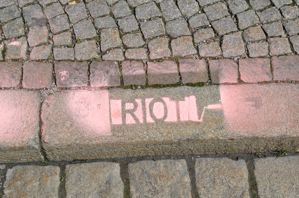 streetART mit Brigitte