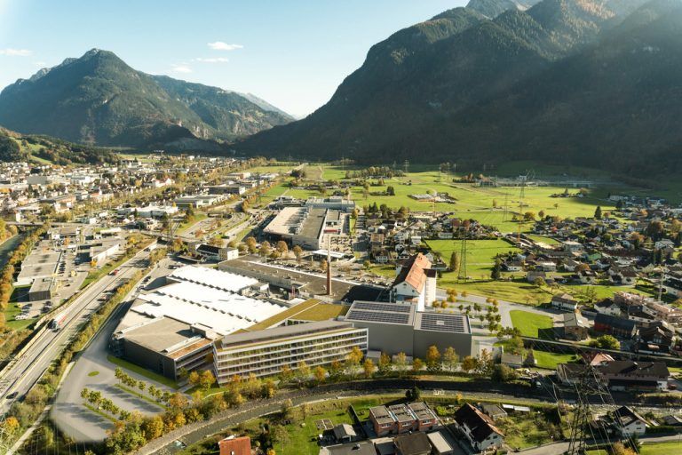 Bekenntnis zum Standort Bürs: Die Erweiterung des Firmensitzes schafft auch neue Arbeitsplätze bei Getzner Werkstoffe. Firma