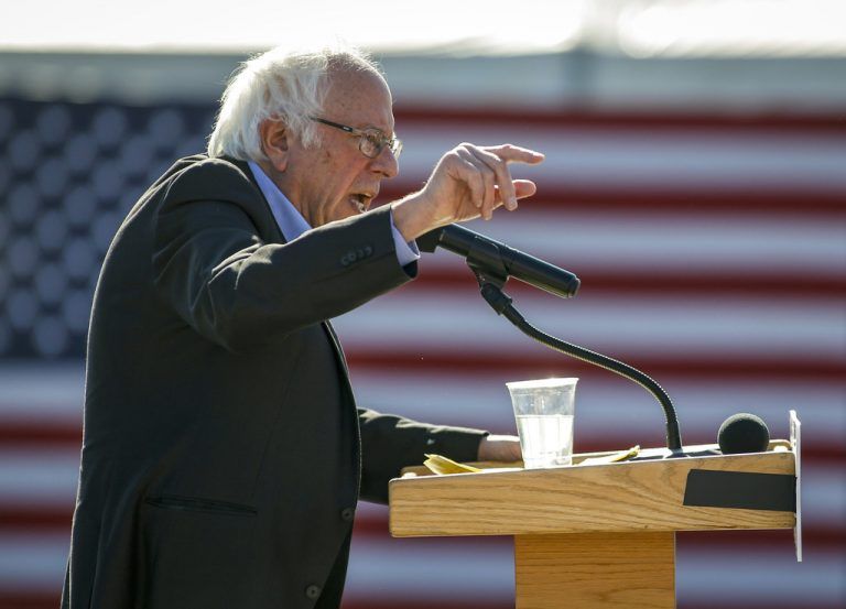 Bernie Sanders ging mit den Demokraten hart ins Gericht. AP