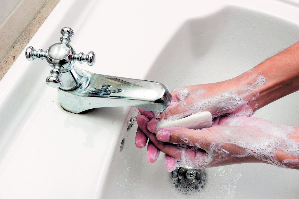 Warmes Wasser bereithalten