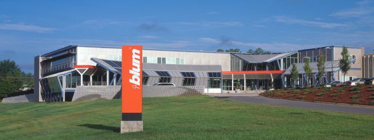 Blum Inc. in Lowesville: Ein Teil des Stahls wird aus Europa importiert. JB