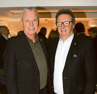 Bürgermeister Gottfried Brändle (l.) und Hermann Metzler (ZM3).