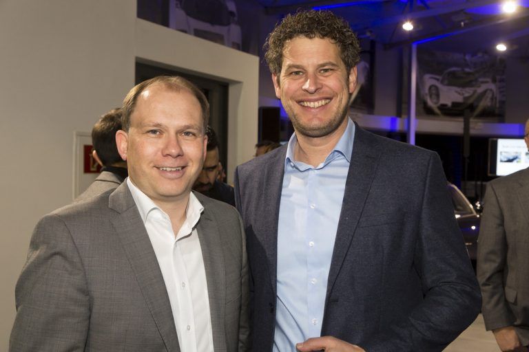 Bürgermeister Peter Neier (l.) und Seilbahner Markus Comploj.