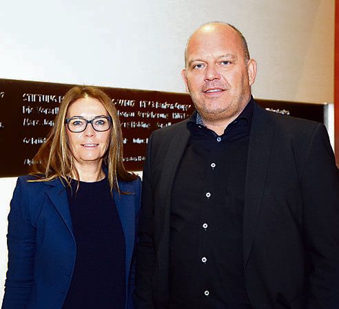 Carolin Frei und Werber Lukas Konzett.