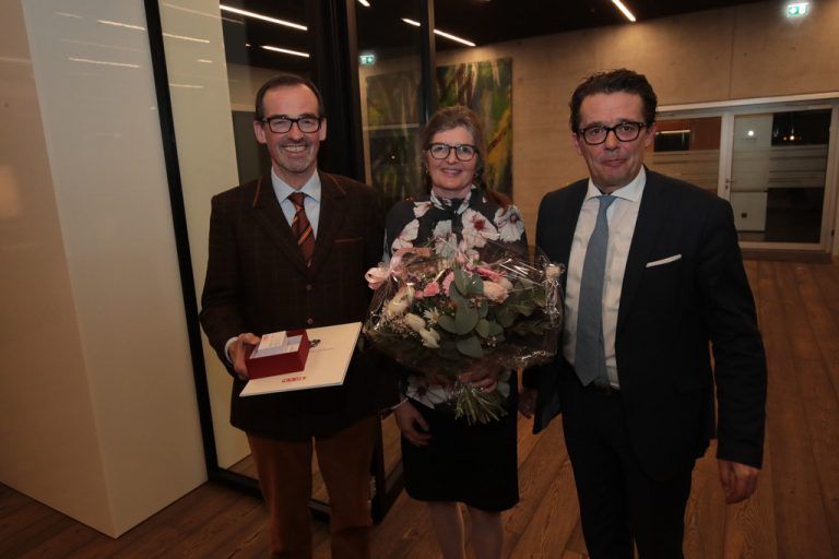 Christoph Hinteregger, Gattin Melitta und WKV-Präsident Hans-Peter Metzler.