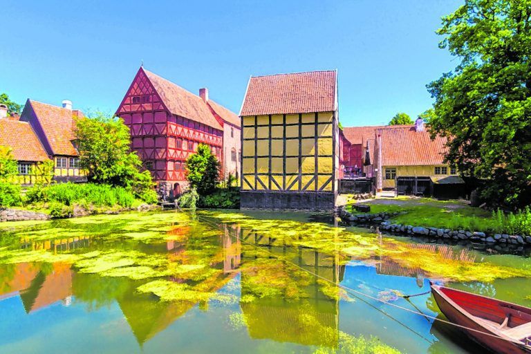 Das Freilichtmuseum gibt Einblick in die Vergangenheit Dänemarks.