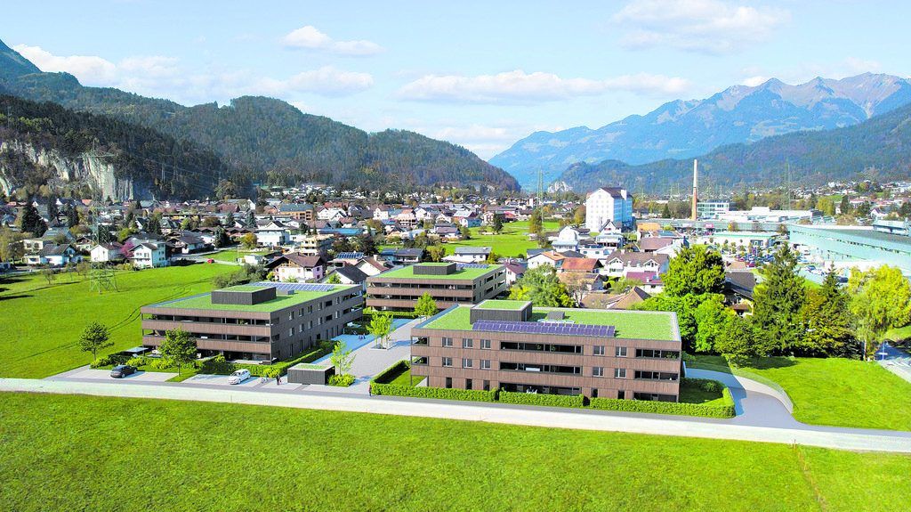 Neue Wohnanlage in Bürs