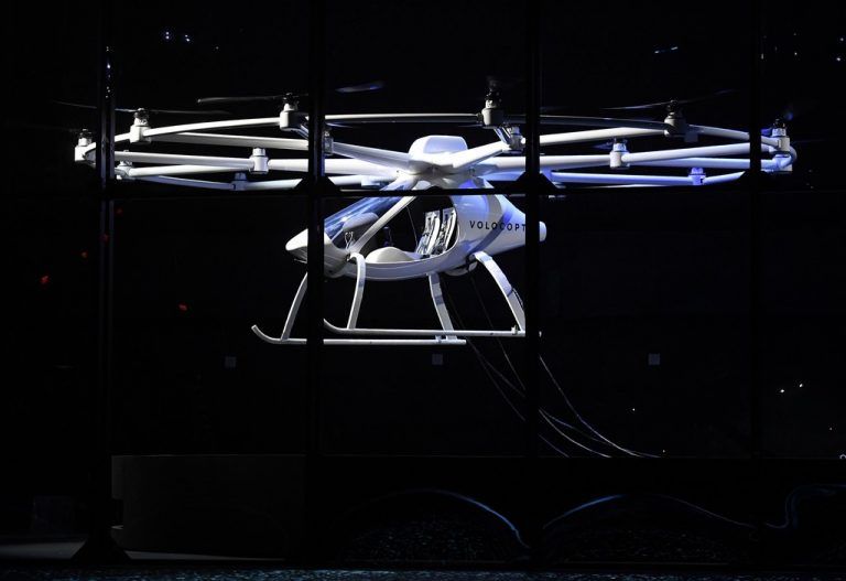 Der erste Volocopter von Intel, eine autonome Drohne. AFP