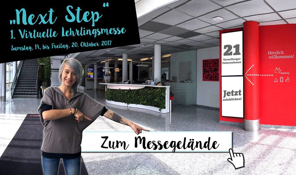 „Next Step“ – die 1. virtuelle Lehrlingsmesse