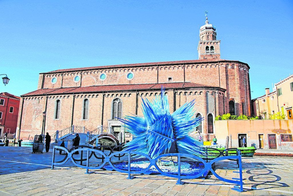 Die Glasbläser der Insel Murano bewundern