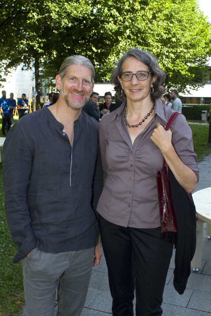 Die Juroren Tom Lechner und Marlene Gujan.