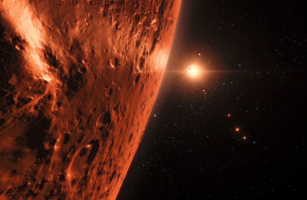 Trappist-1: Hinweise auf Wasser bei Exoplaneten