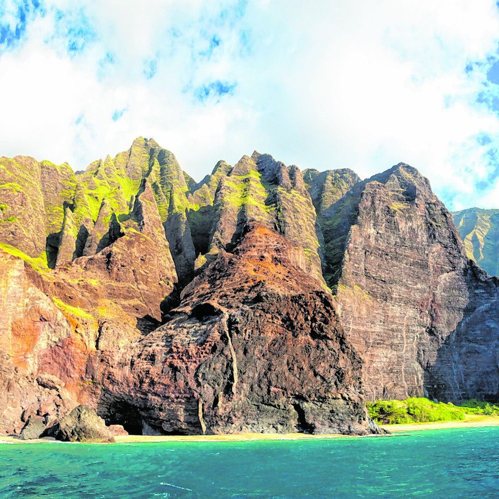 Mit dem Schiff um die Insel