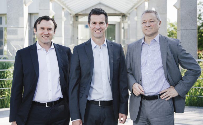 Die neue Geschäftsführung des Beschlägeherstellers Grass (v. l.): André Stiller, Thomas Zenker und Thomas Müller.Foto: Grass
