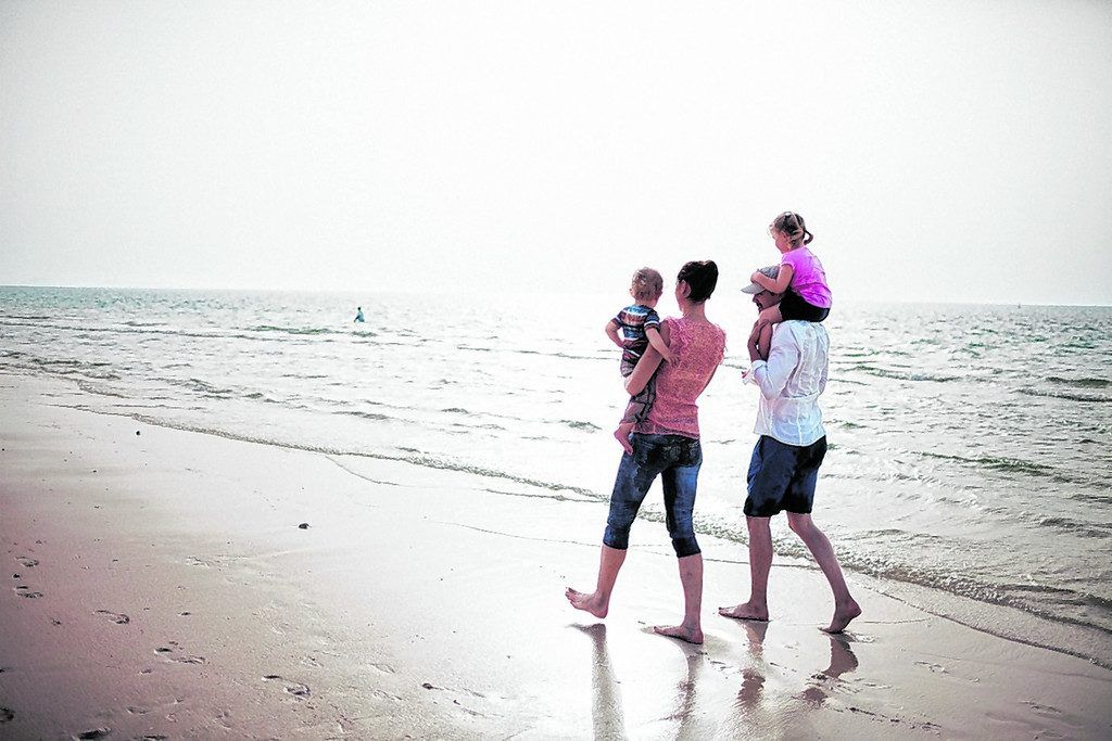Spaziergänge am Strand