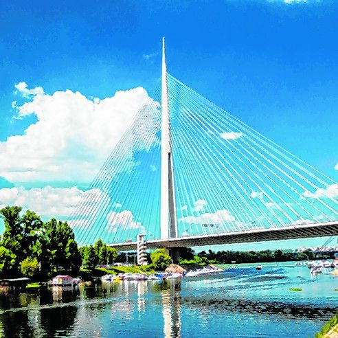 Eine imposante Brücke
