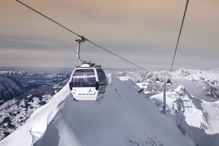 Die Seilbahnen sorgen für einen hohen Wertschöpfungsanteil in Vorarlberg und natürlich auch für das entsprechende Skivergnügen. Foto: Montafon