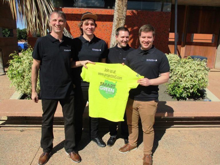 Die Studenten Niklas Fessler, Daniel Griesser und Patrick Schedler haben für die FH Vorarlberg am internationalen Makeathon auf Gran Canaria teilgenommen. FHV