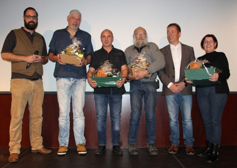 Die verdienten Häusle-Jubilare wurden geehrt. Foto: Häusle