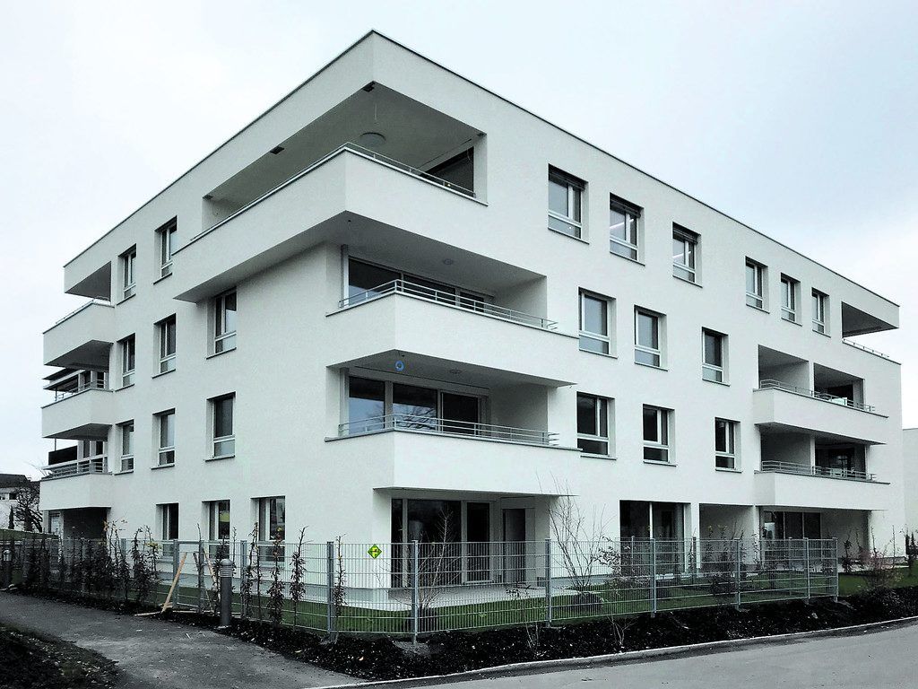 Einzug in die  neuen Wohnungen am Dorfbach