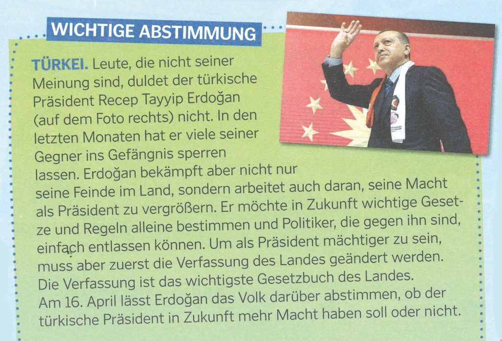 Erdogan als Machtmensch beschrieben. Vorarlberg im Visier türkischer Medien.
