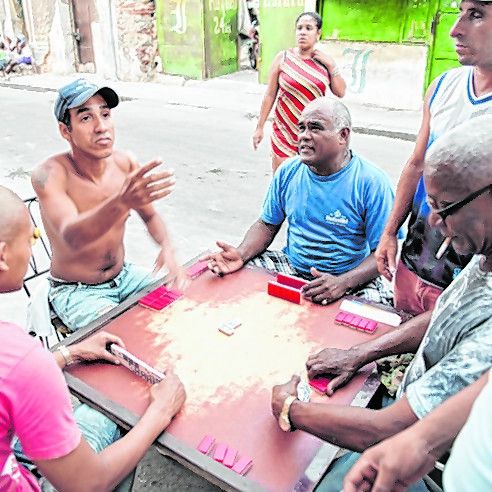 Domino ist in Kuba beliebt