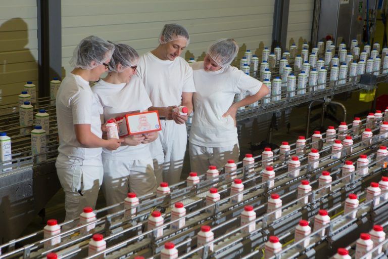 Ein gutes Arbeitsklima, Weiterbildungsmöglichkeiten und Aufstiegschancen erwarten Berufseinsteiger bei Vorarlberg Milch. Foto: VN/Hartinger