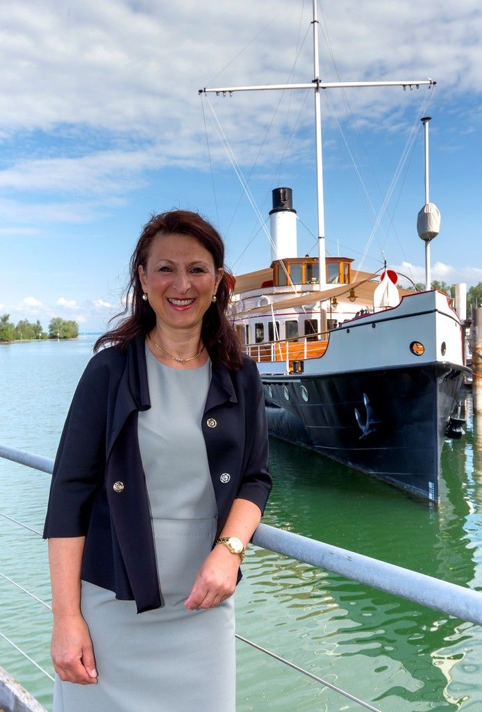 „Eine der schönsten Hochzeitslocations ist die Hohentwiel in Hard“, meint Barbara Kowalke. Foto: VN/Paulitsch